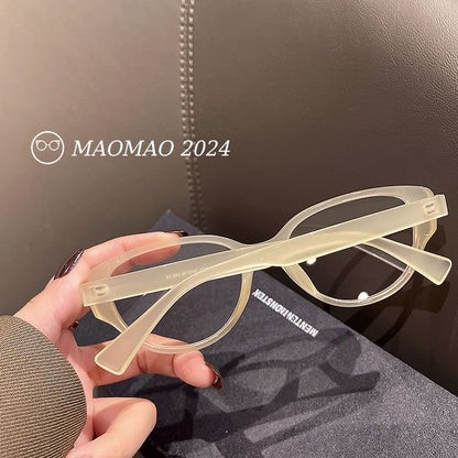 Light Blue Cat Blocking Eye Glasses