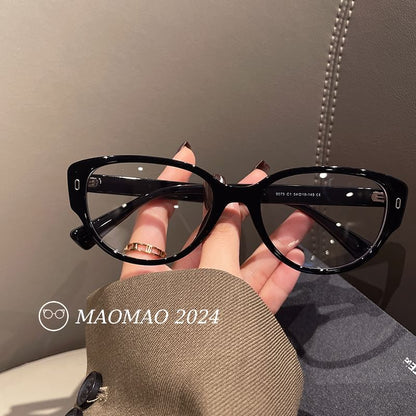 Light Blue Cat Blocking Eye Glasses