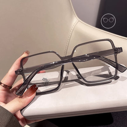 Blue Square Glasses Light Blocking