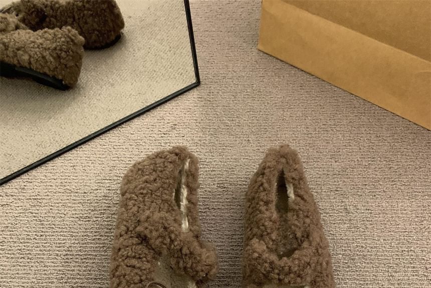 Furry Shoes Mary Plain Jane
