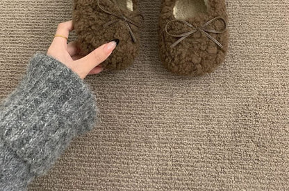 Furry Shoes Mary Plain Jane