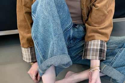 Shoes Velvet Lace-Up