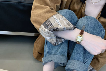 Shoes Velvet Lace-Up