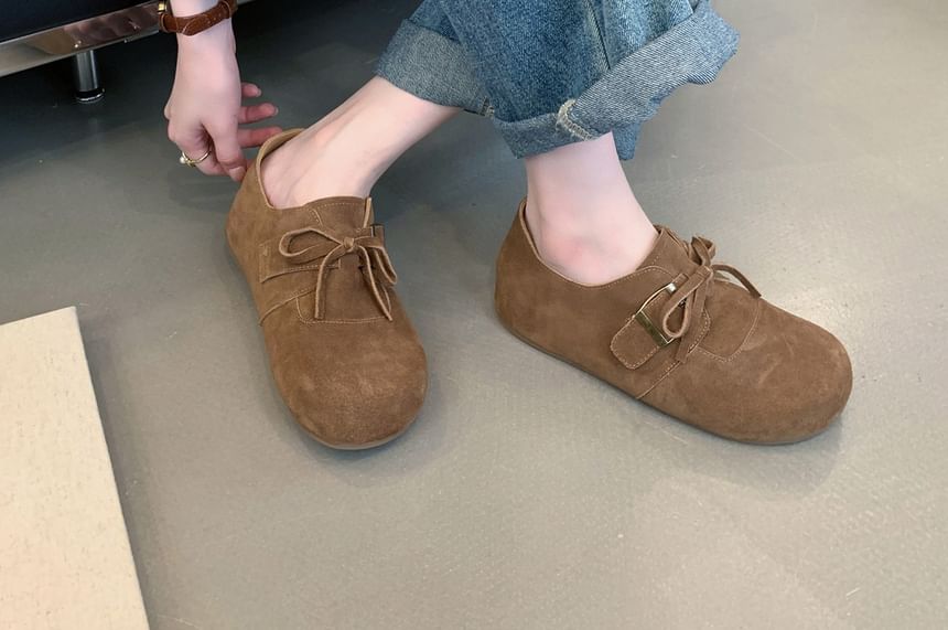 Shoes Velvet Lace-Up