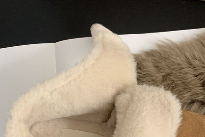 Buckled Ankle Boots Snow