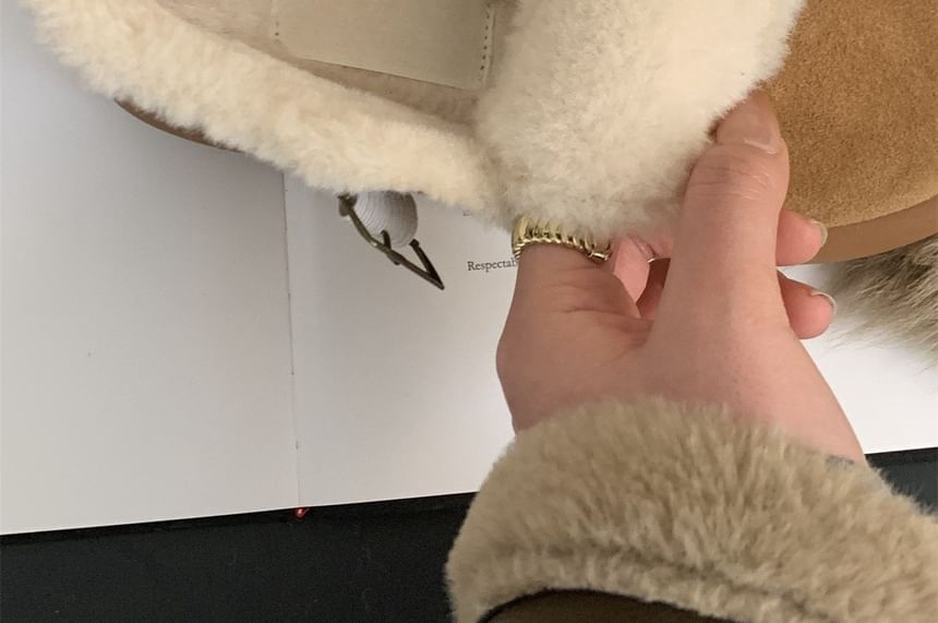 Buckled Ankle Boots Snow