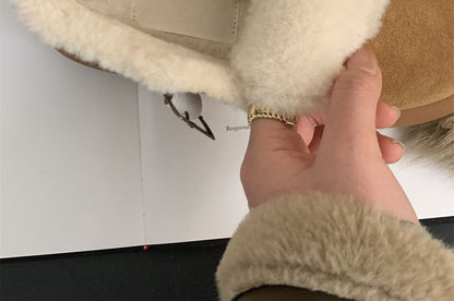 Buckled Ankle Boots Snow