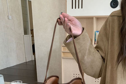 Leather Crossbody Pouch Bag Faux With