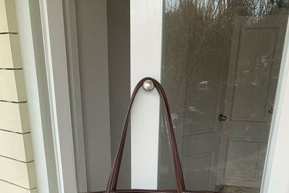 Leather Tote Bag Faux