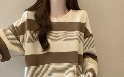 Crewneck Striped Sweater