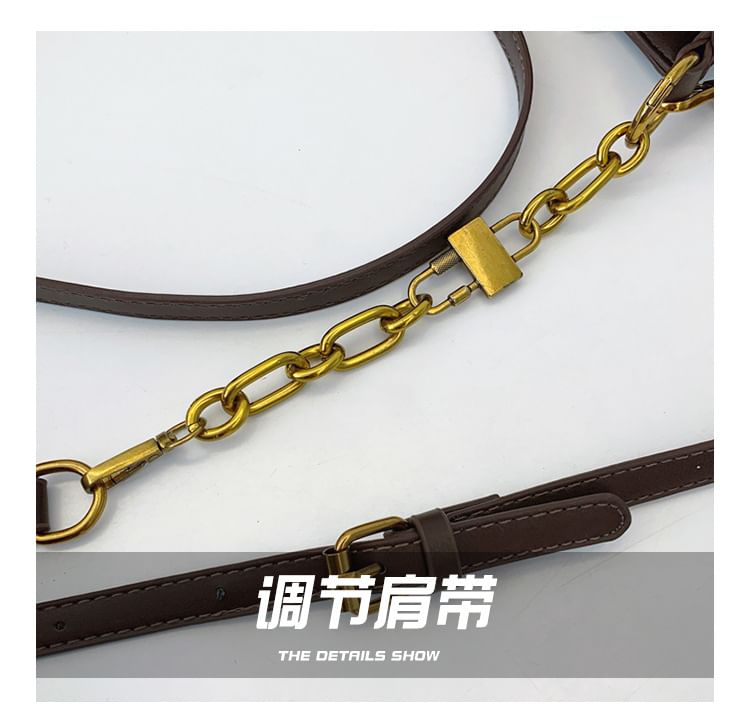 Bag Heart Crossbody Strap Buckle Chain