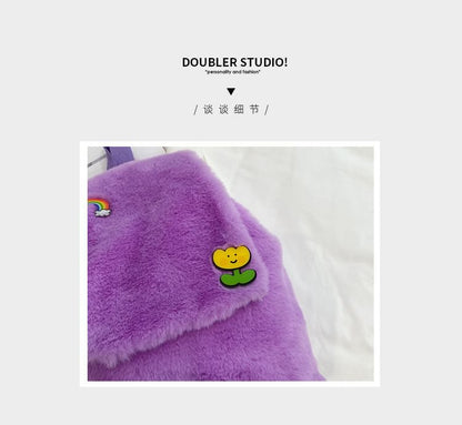 Fluffy Backpack Flap