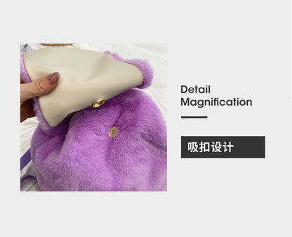 Fluffy Backpack Flap