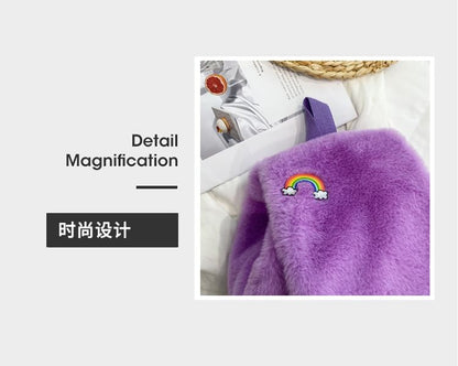 Fluffy Backpack Flap