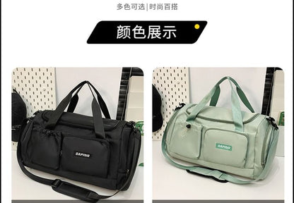 Applique Bag Multi-Pocket Duffel