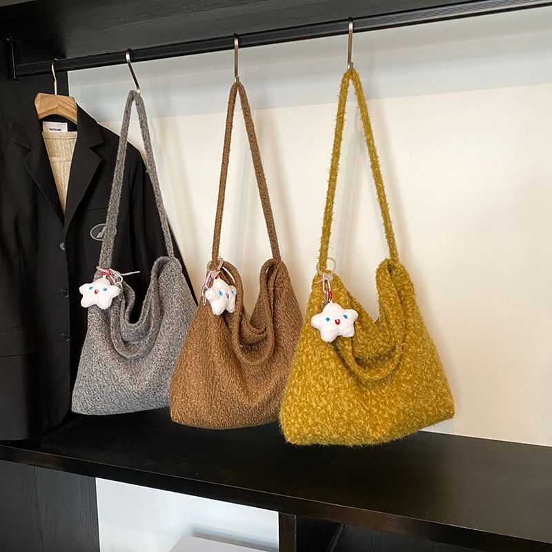 Plain Woolen Tote Bag