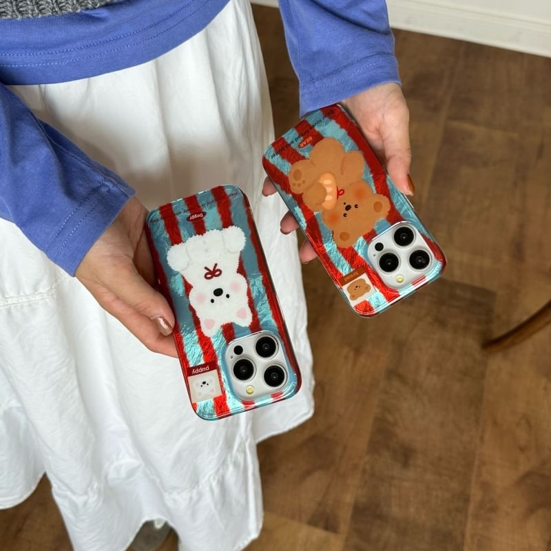 Striped Animal Case Phone