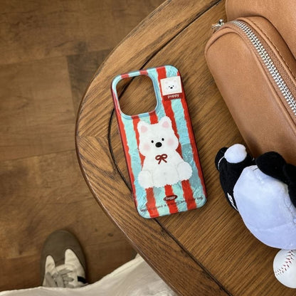 Striped Animal Case Phone