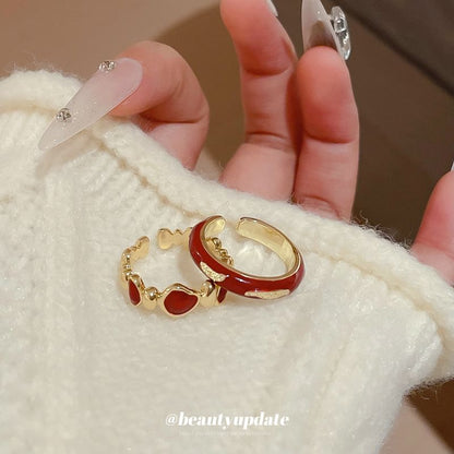 Open Ring Rhinestone Geometry /