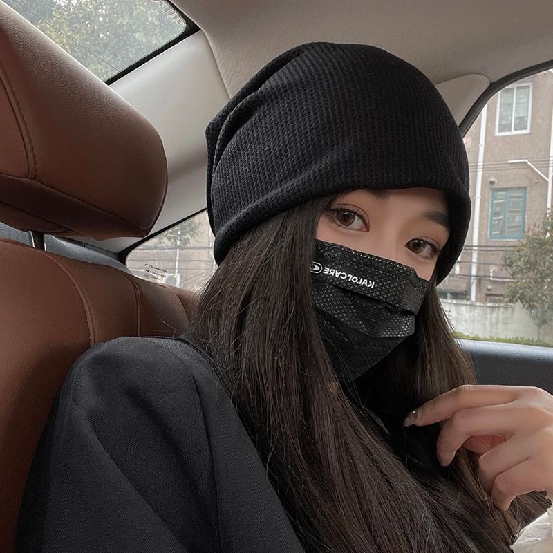 / Slouchy Beanie Cuffed Plain