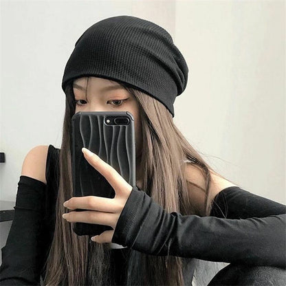 / Slouchy Beanie Cuffed Plain