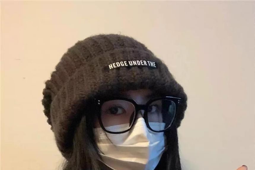 Beanie Fluffy Ribbed Bear Plain Hat Ear /