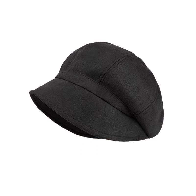 / Beanie Plain Newsboy Cap