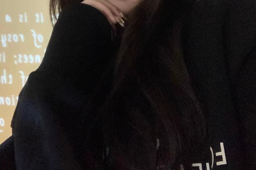 / Striped Plain Beanie Ribbed