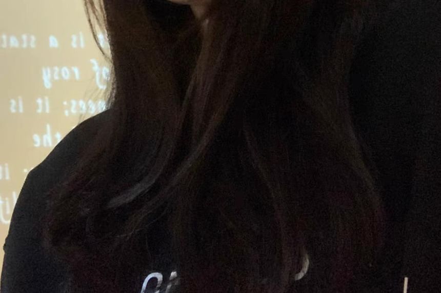 / Striped Plain Beanie Ribbed