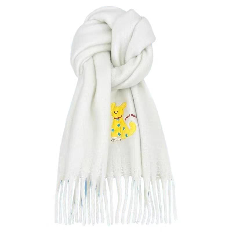 Dog Scarf / Plaid Applique