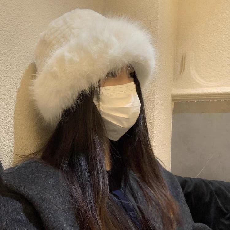 Hat Plain Fluffy Panel / Bucket