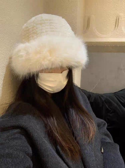 Hat Plain Fluffy Panel / Bucket