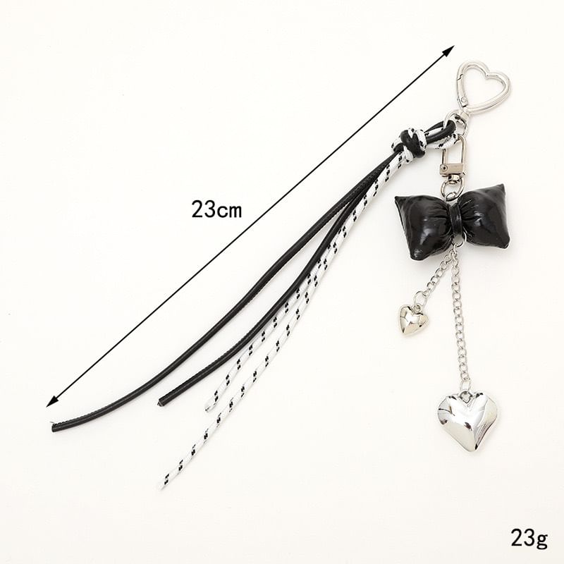 Padded Phone Knotted Bow Charm