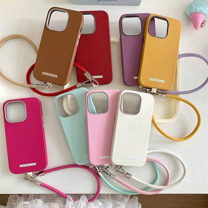 Plain Faux Phone Case Leather