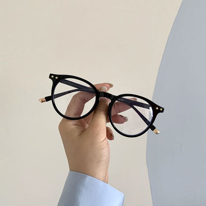 Plain Eyeglasses Round
