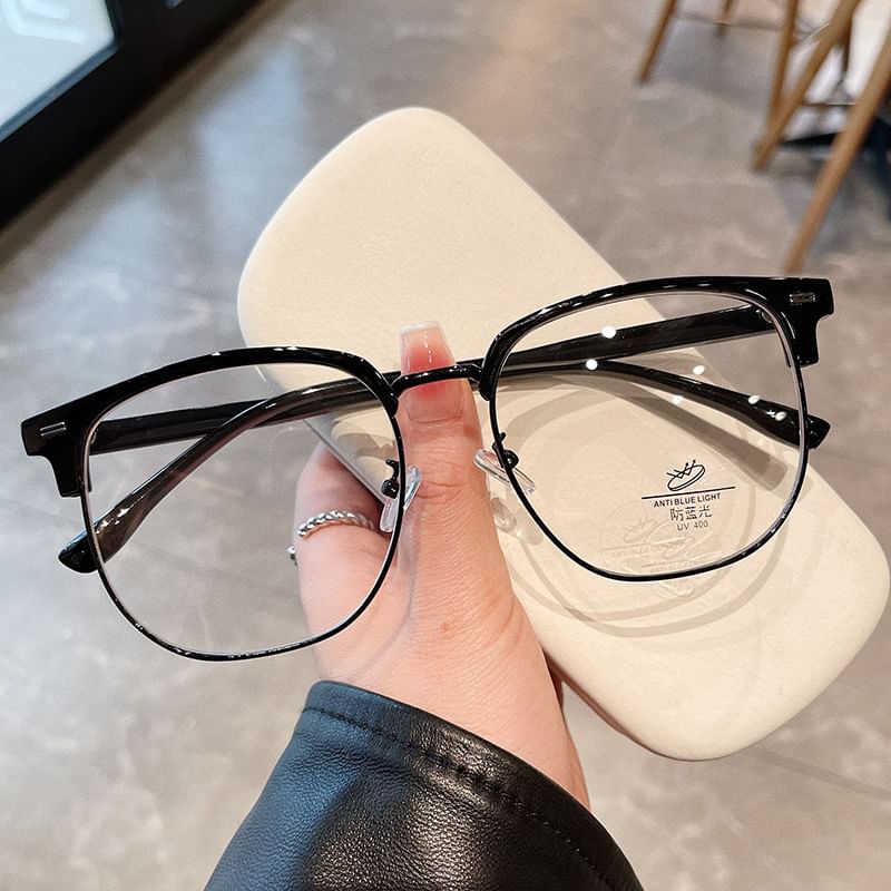 Frame Square Half Eyeglasses