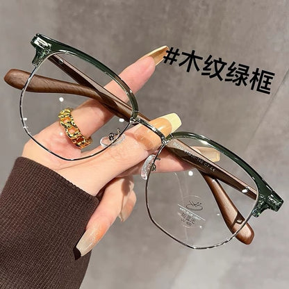 Square Eyeglasses Frame Half