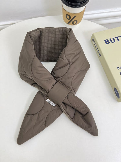 Écharpe matelassée unie