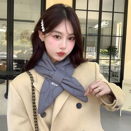 Écharpe matelassée unie