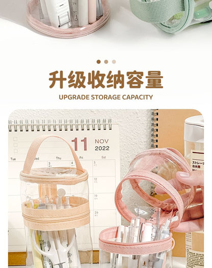 Transparent Standing Pencil Case / Pen / Set