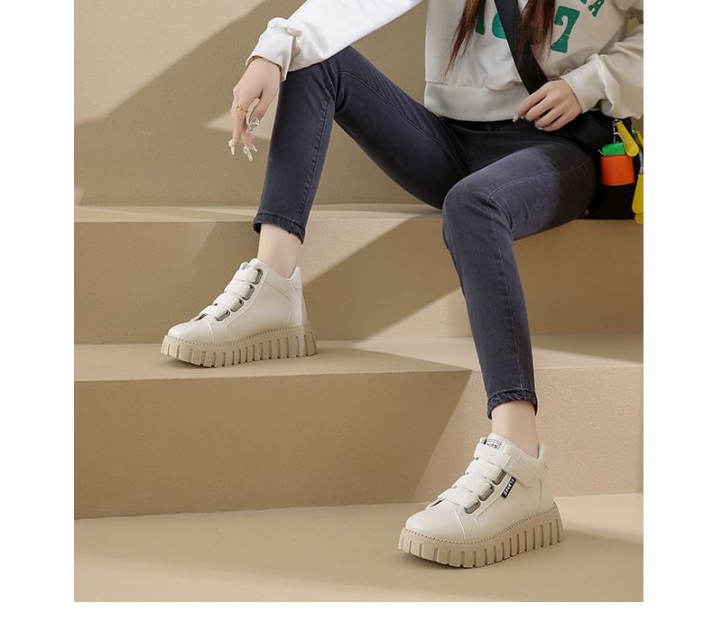 Platform High Sneakers Top Panel