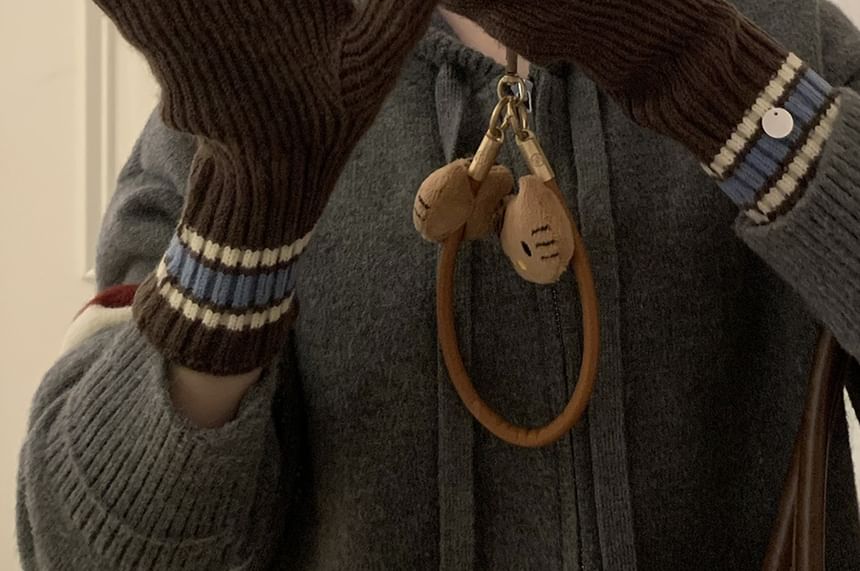 Knit Color Gloves Block