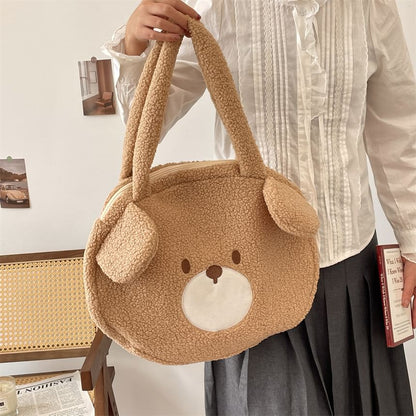 Bear Fleece Tote Bag