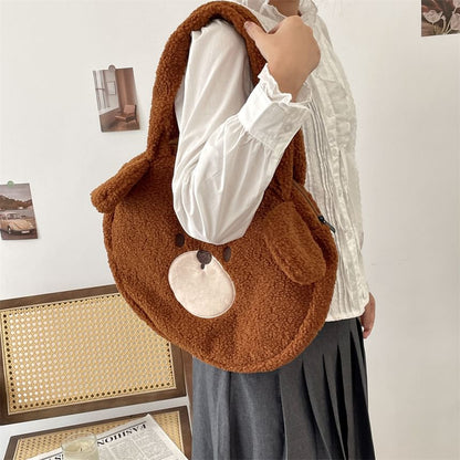 Bear Fleece Tote Bag