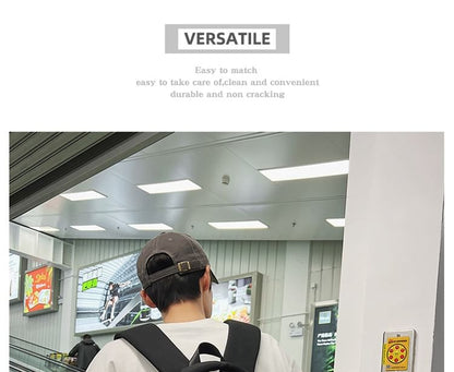 Nylon Laptop Backpack Lettering / Charm Bag Print Set