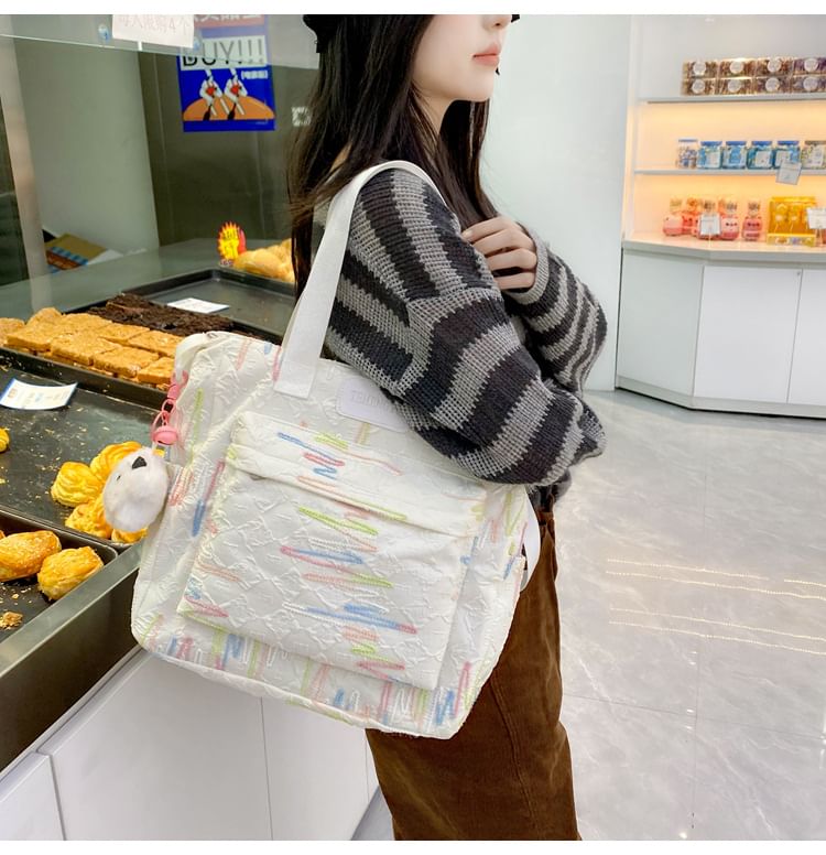 Bag Case Backpack Laptop Nylon Charm Tote Pencil Set Embroidered /