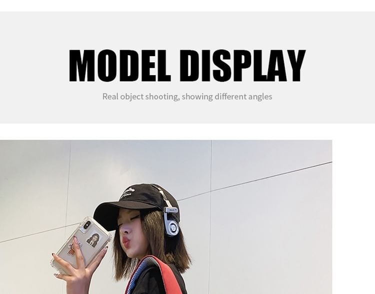 Backpack Nylon Print Lettering Laptop