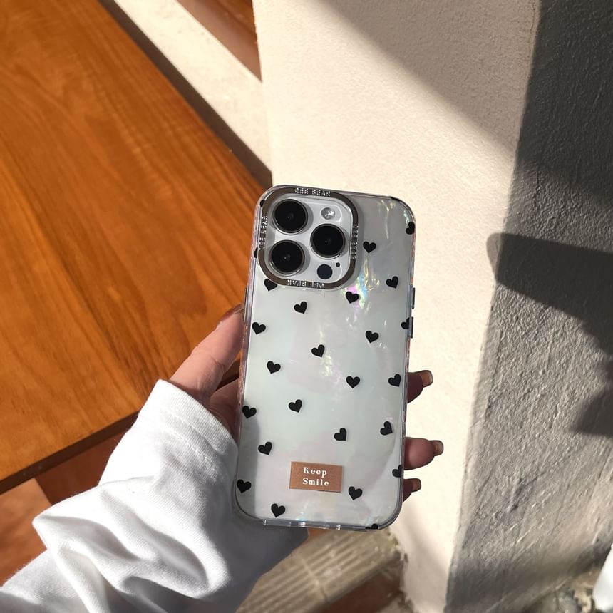 Heart Scallop Texture Phone Case