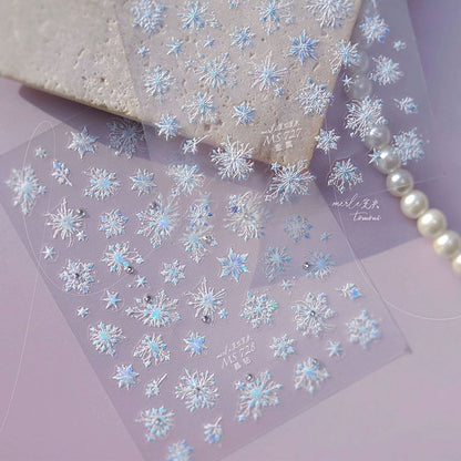 Snowflake Nail Art Stickers