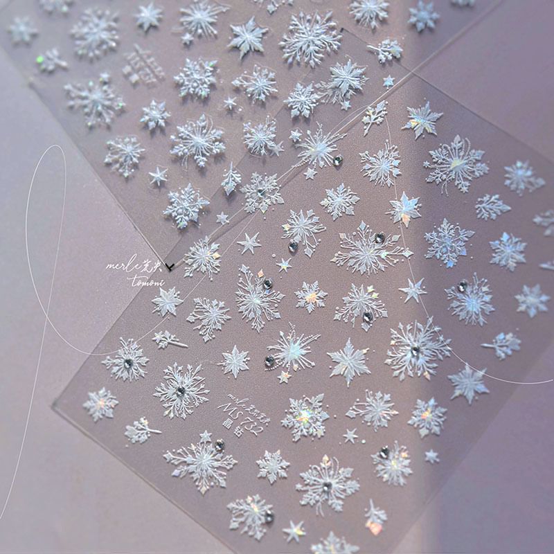 Snowflake Nail Art Stickers